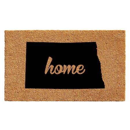 Calloway Mills Entrance Mat, Coir, Natural, Black 105361830